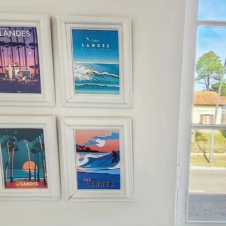 Charmante Maison Dans Les Landes X 10 Avec Piscine Et Salle D Escalade Lue Esterno foto